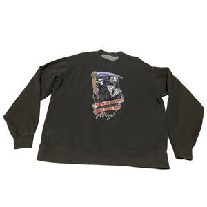 KIXNKARBS Official grim reaper life is short wear your kix Sweatshirt Size XL